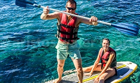 PADDLE BOARDING
